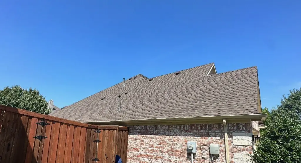 Completed roof replacement project in McAllen